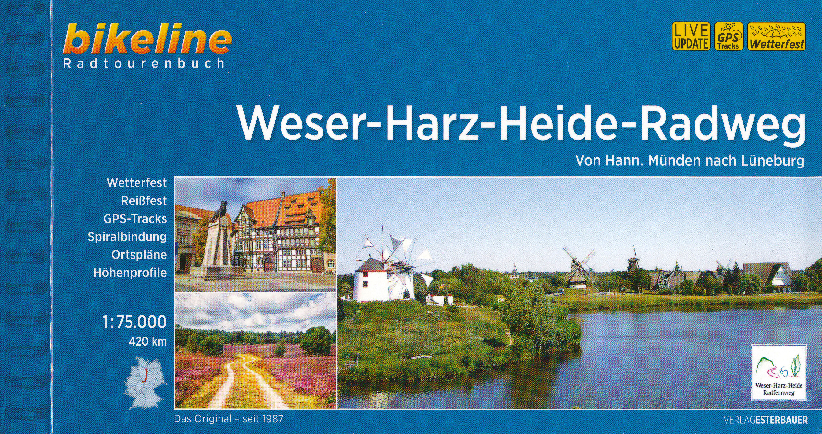 Radwanderführer "Weser-Harz-Heide-Radwege" | Estebauer Verlag