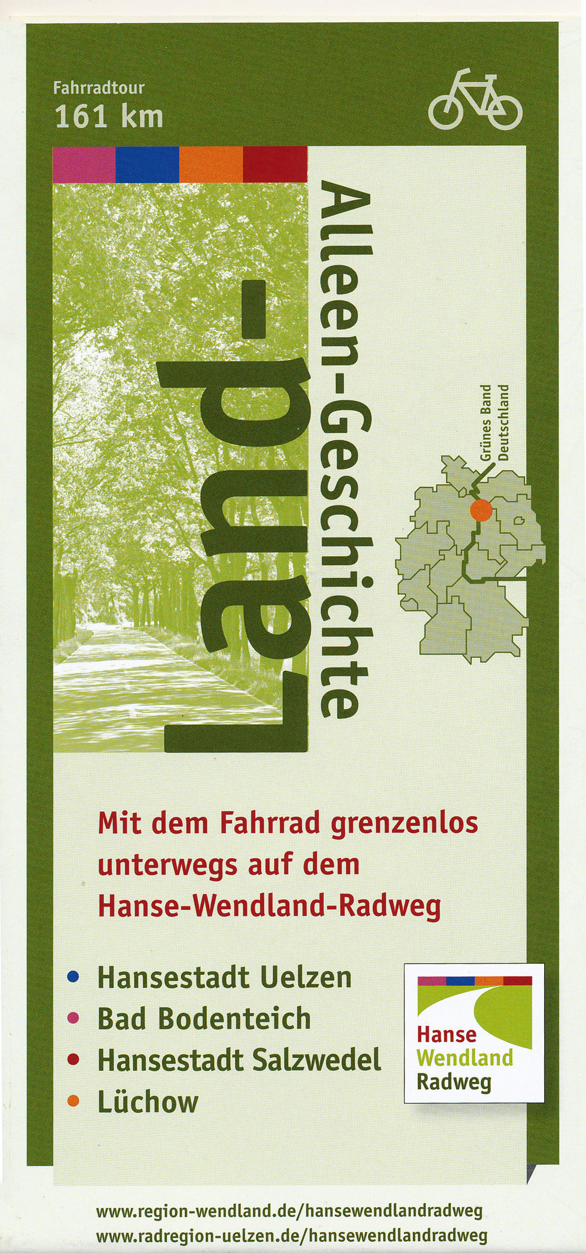 Radkarte "Hanse-Wendland-Radweg"